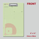 Baseball Dry Erase Coaching Clipboard