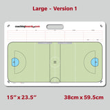 Indoor Box Lacrosse Dry Erase Coaching Board - Large