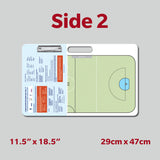 Medium Box Lacrosse 2 Sided Coaching Board