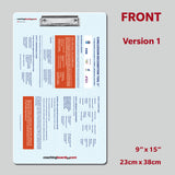 Concussion Recognition Clipboard -Box Lacrosse