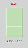 Ultimate Frisbee Coaches Clipboard - Back