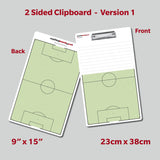 Soccer Dry Erase Coaching Clipboard