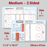 Hockey 2 Sided Coaching Board -Medium