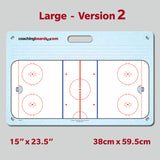 Dry Erase Hockey Coaching Boards -Large