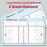 Dry Erase Hockey Coaching Boards -Large