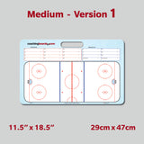 Hockey Dry Erase Coaching Boards -Medium