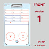 Hockey Dry Erase Clipboards