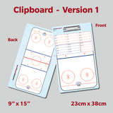 Hockey Dry Erase Clipboards