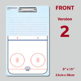 Hockey Dry Erase Clipboards