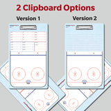 Hockey Dry Erase Clipboards