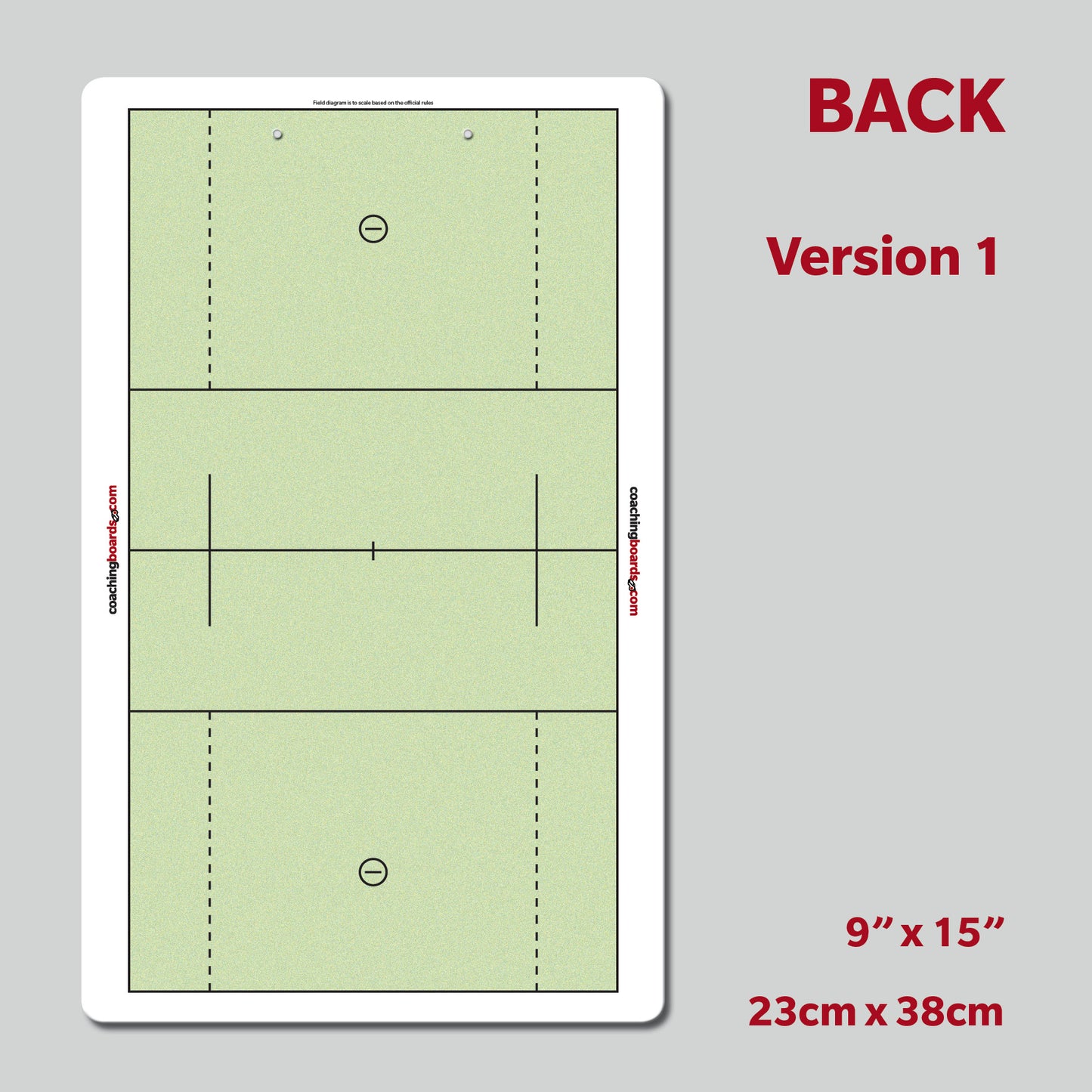 Lacrosse Dry Erase Coaching Clipboard