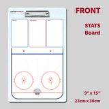 Hockey STATS Dry Erase Clipboard