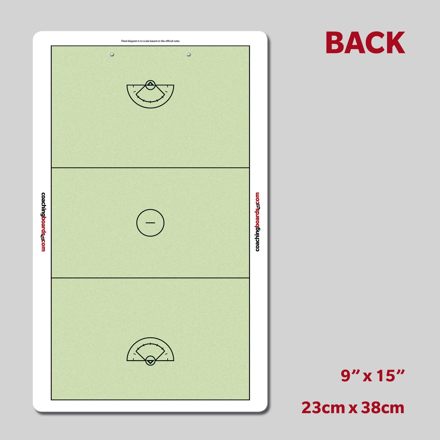 Women's Lacrosse Dry Erase Coaching Clipboard