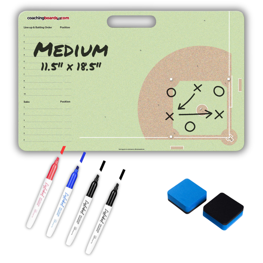 Baseball Dry Erase Coaching Board - Medium