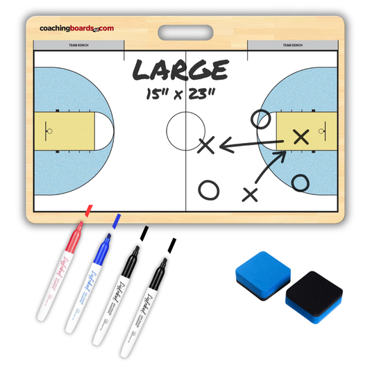 Dry Erase Basketball Coaching Boards - Large - NCAA
