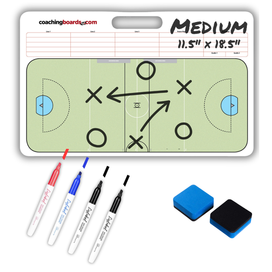 Indoor Box Lacrosse Dry Erase Coaching Board - Medium - V1