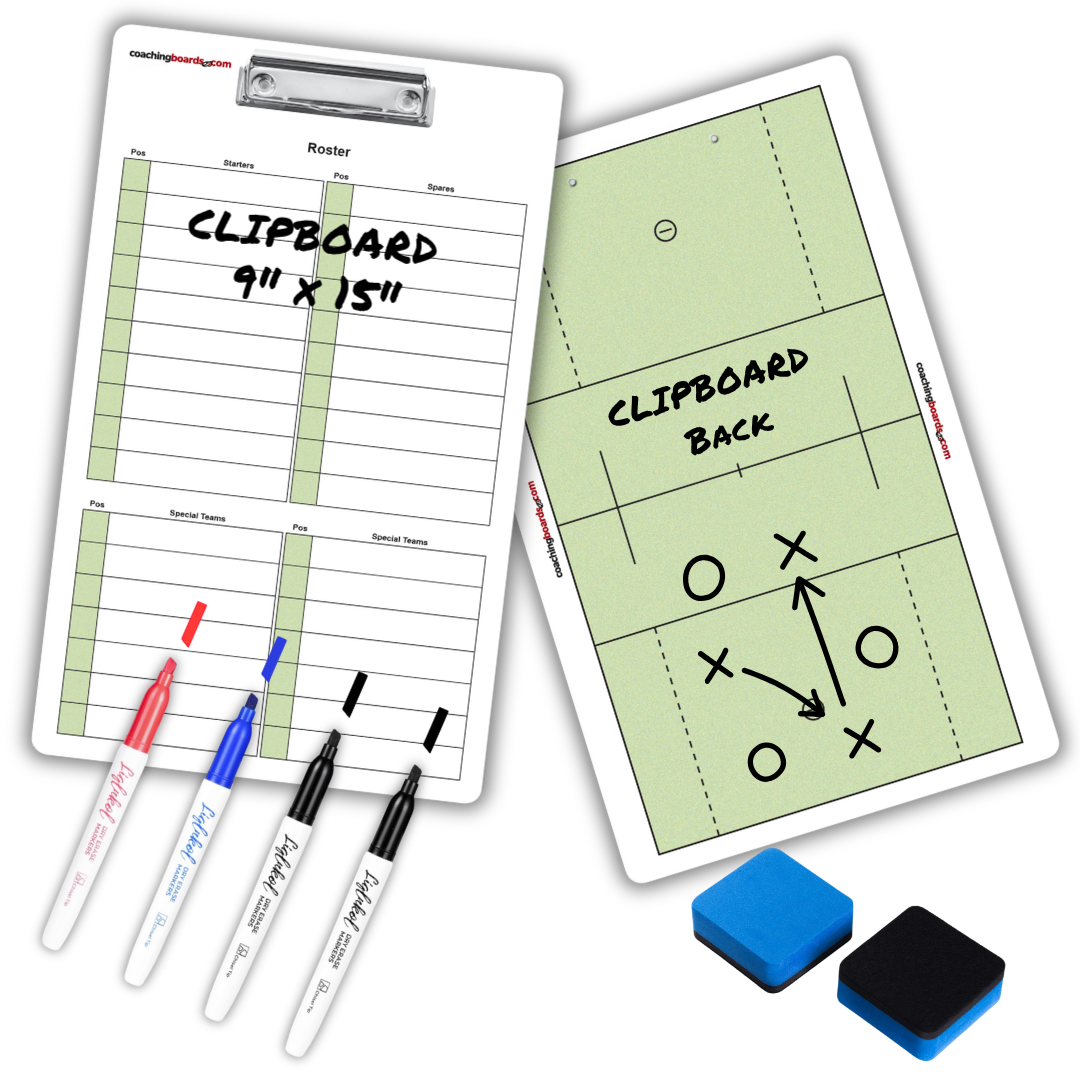 Lacrosse Dry Erase Coaching Clipboard