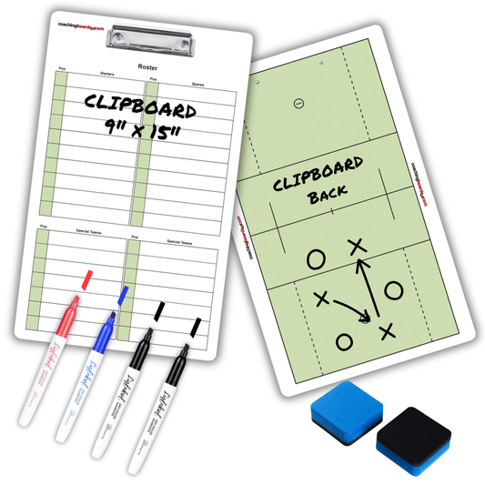 Lacrosse Dry Erase Coaching Clipboard