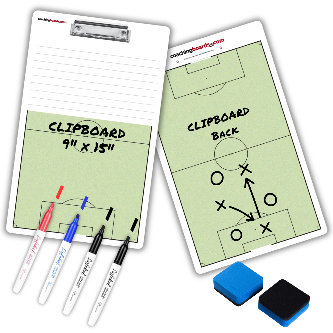 Soccer Dry Erase Coaching Clipboard