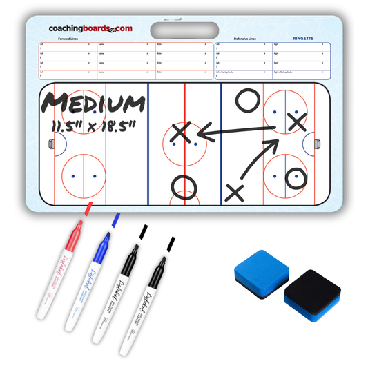 Dry Erase Ringette Coaching Board - Medium - V1