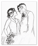 Curio Bello  Sketch Wall Art Decor Poster Photo Print, Ideal For Home or Office - Front View