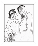 Curio Bello  Sketch Wall Art Decor Poster Photo Print, Ideal For Home or Office - Front View