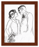 Curio Bello  Sketch Wall Art Decor Poster Photo Print, Ideal For Home or Office - Front View