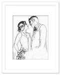 Curio Bello  Sketch Wall Art Decor Poster Photo Print, Ideal For Home or Office - Front View