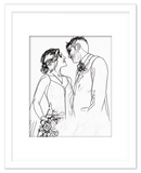 Curio Bello  Sketch Wall Art Decor Poster Photo Print, Ideal For Home or Office - Front View