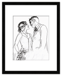 Curio Bello  Sketch Wall Art Decor Poster Photo Print, Ideal For Home or Office - Front View