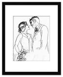 Curio Bello  Sketch Wall Art Decor Poster Photo Print, Ideal For Home or Office - Front View