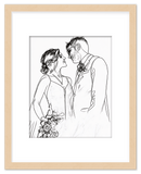 Curio Bello  Sketch Wall Art Decor Poster Photo Print, Ideal For Home or Office - Front View