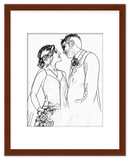 Curio Bello  Sketch Wall Art Decor Poster Photo Print, Ideal For Home or Office - Front View