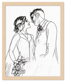 Curio Bello  Sketch Wall Art Decor Poster Photo Print, Ideal For Home or Office - Front View