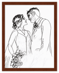 Curio Bello  Sketch Wall Art Decor Poster Photo Print, Ideal For Home or Office - Front View