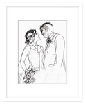 Curio Bello  Sketch Wall Art Decor Poster Photo Print, Ideal For Home or Office - Front View