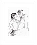 Curio Bello  Sketch Wall Art Decor Poster Photo Print, Ideal For Home or Office - Front View