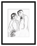 Curio Bello  Sketch Wall Art Decor Poster Photo Print, Ideal For Home or Office - Front View