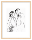Curio Bello  Sketch Wall Art Decor Poster Photo Print, Ideal For Home or Office - Front View