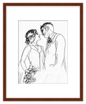Curio Bello  Sketch Wall Art Decor Poster Photo Print, Ideal For Home or Office - Front View