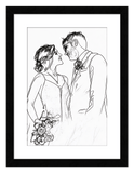 Curio Bello  Sketch Wall Art Decor Poster Photo Print, Ideal For Home or Office - Front View