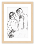 Curio Bello  Sketch Wall Art Decor Poster Photo Print, Ideal For Home or Office - Front View