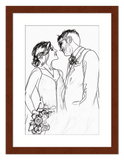Curio Bello  Sketch Wall Art Decor Poster Photo Print, Ideal For Home or Office - Front View