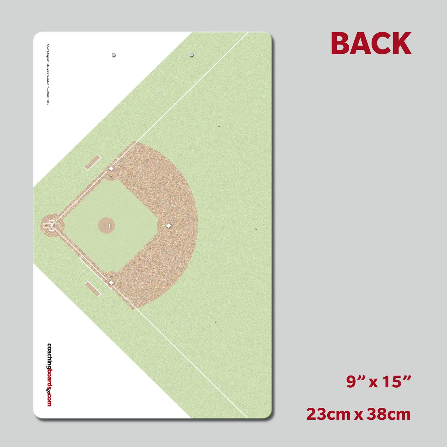 Baseball Dry Erase Coaching Clipboard