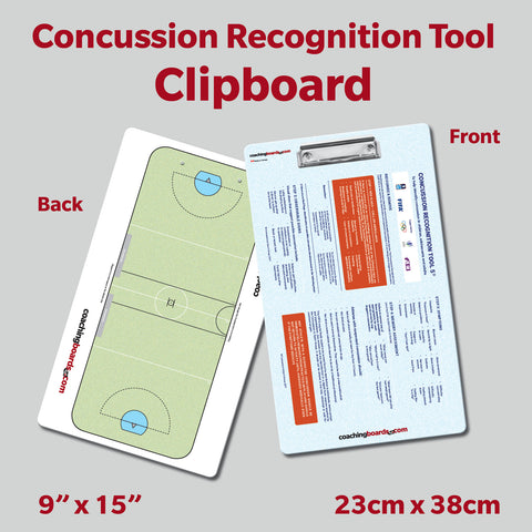Concussion Recognition Clipboard -Box Lacrosse