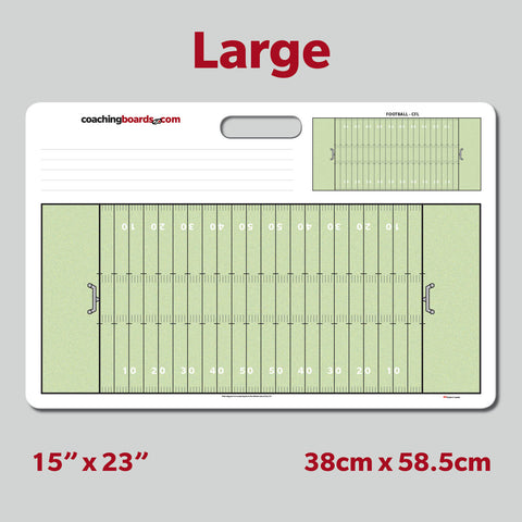 Football (CFL) Dry Erase Coaching Board -Large