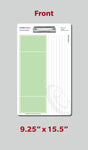 Ultimate Frisbee Coaches Clipboard - Front