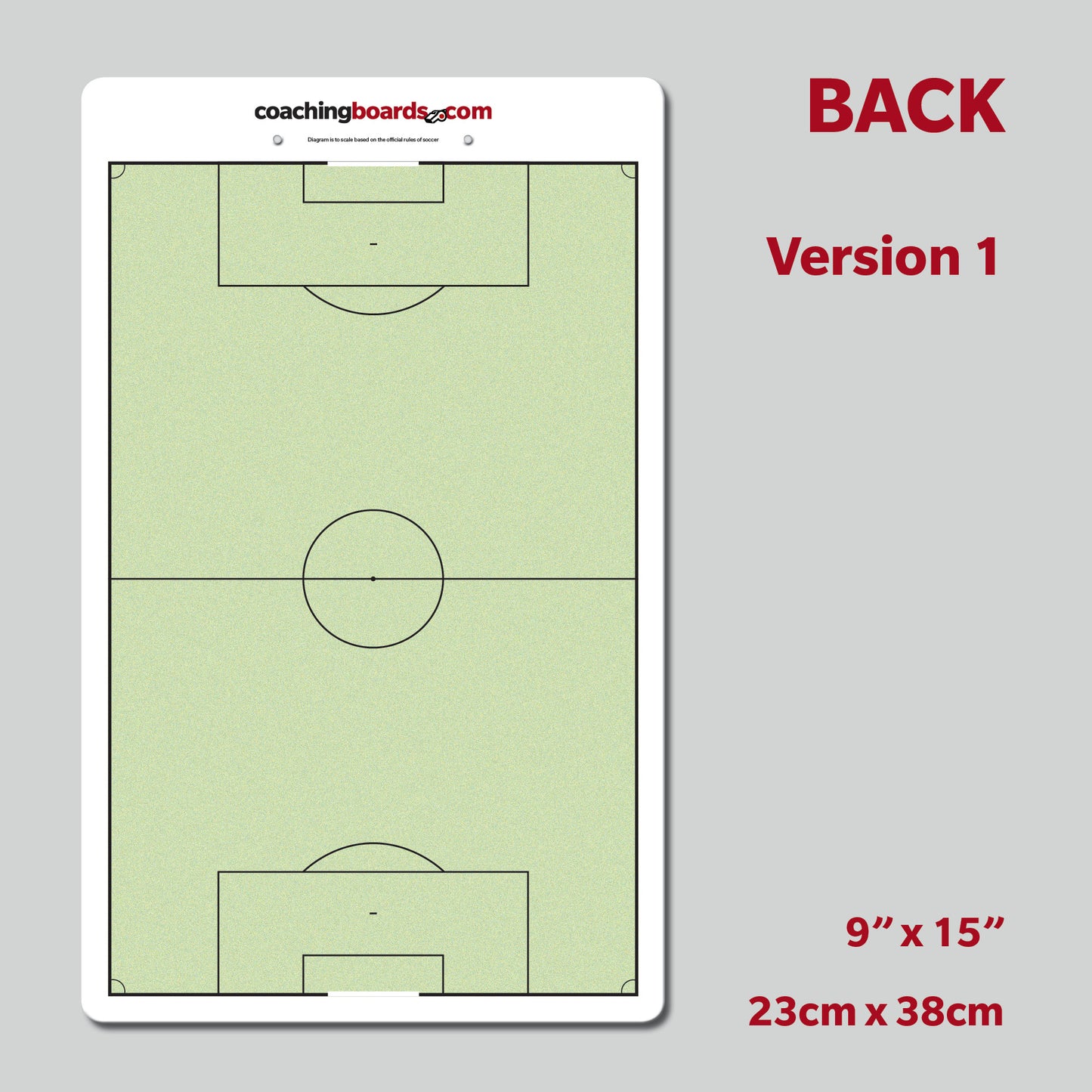 Soccer Dry Erase Coaching Clipboard