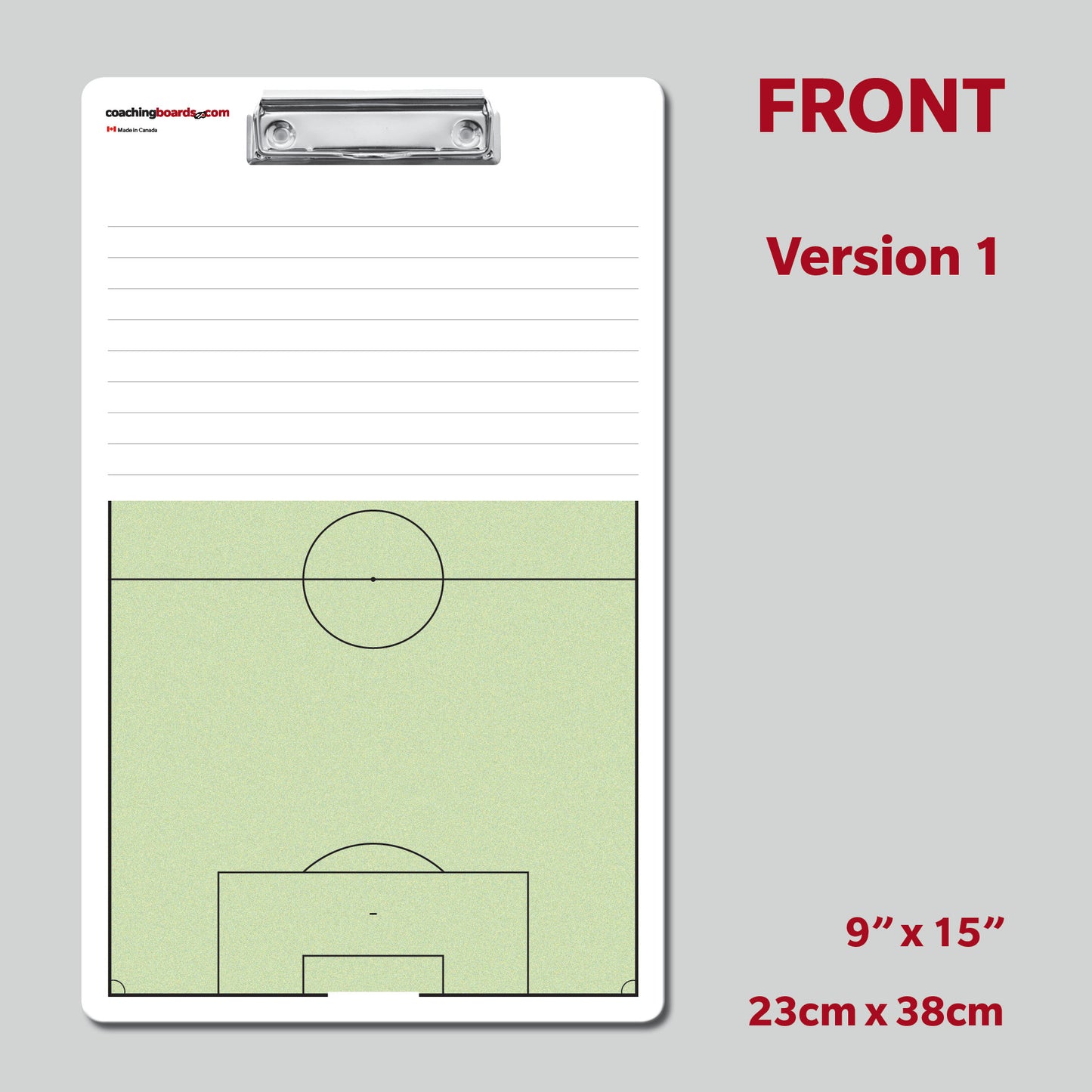 Soccer Dry Erase Coaching Clipboard