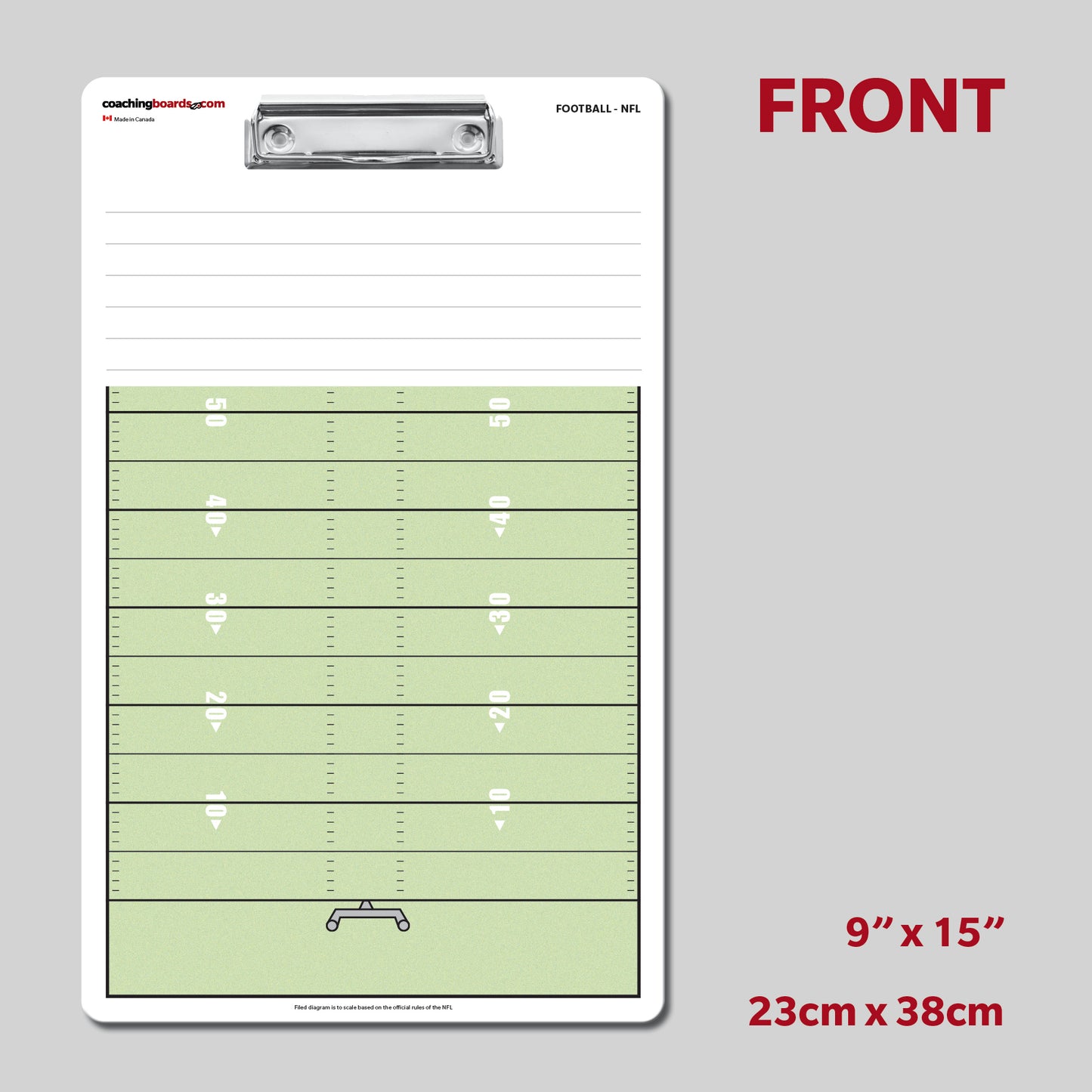 Football (NFL) - Dry Erase Clipboard